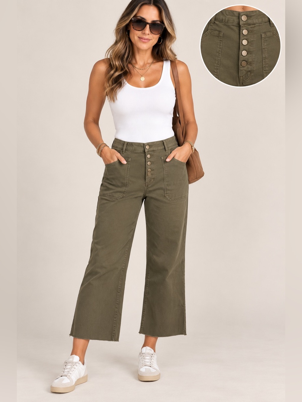 Democracy Laurel Oak Ab Solutions High Rise Flare Jean